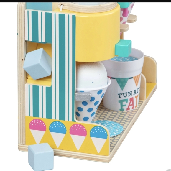 NWT Melissa and Doug Fun at the Fair Snow Cone & Slushie Playset Wooden … - Picture 6 of 16
